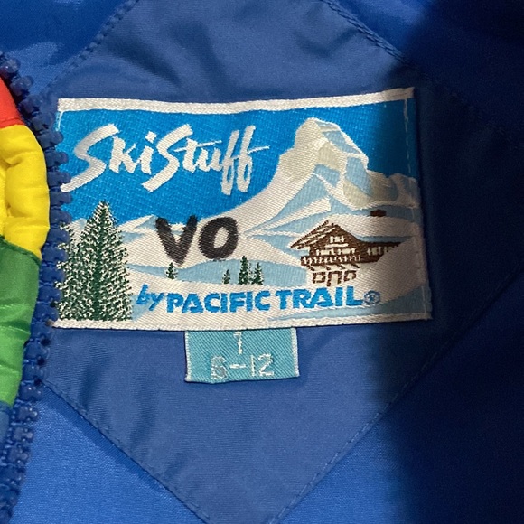 vintage Rare Colorful Kids Puffer Vest - Picture 5 of 7